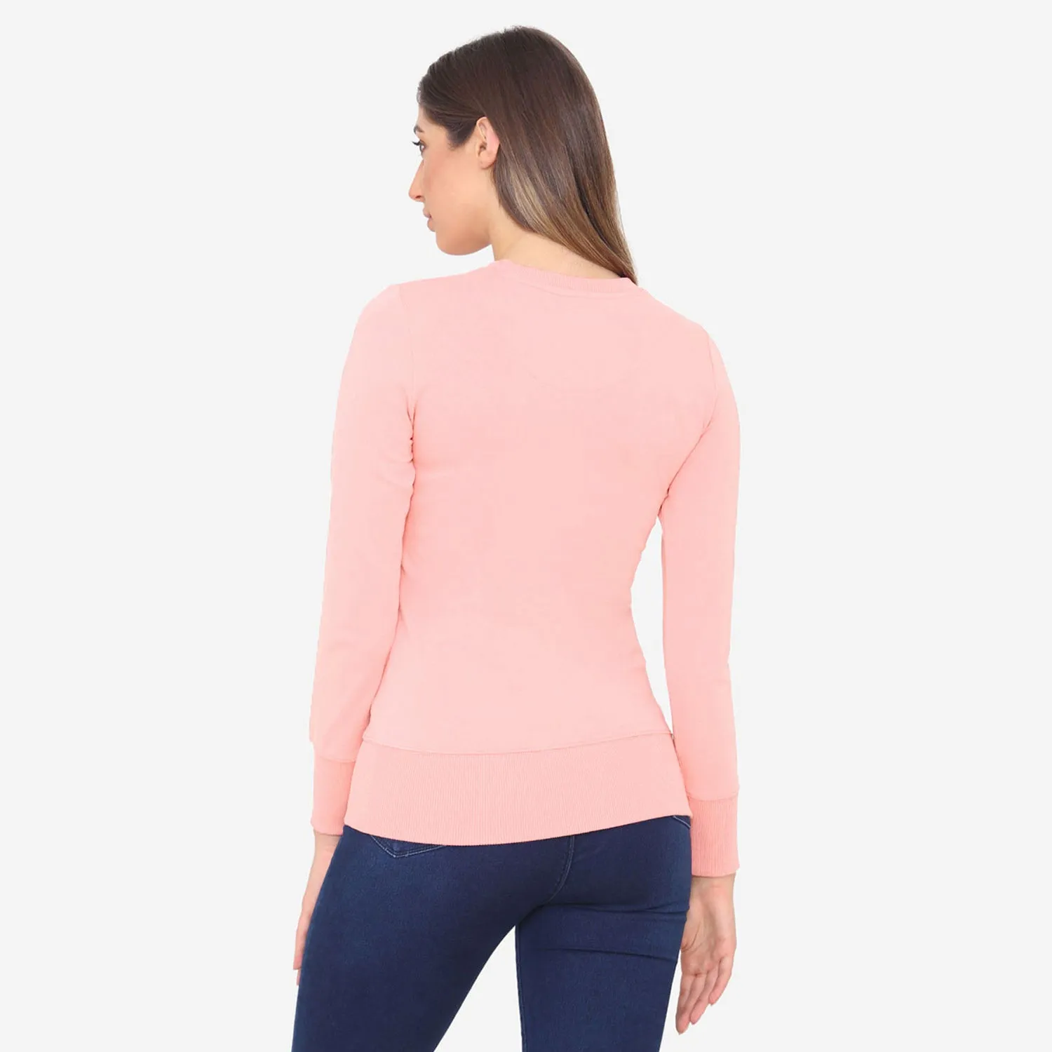 Women's Plain Sweatshirt - Orchid Pink