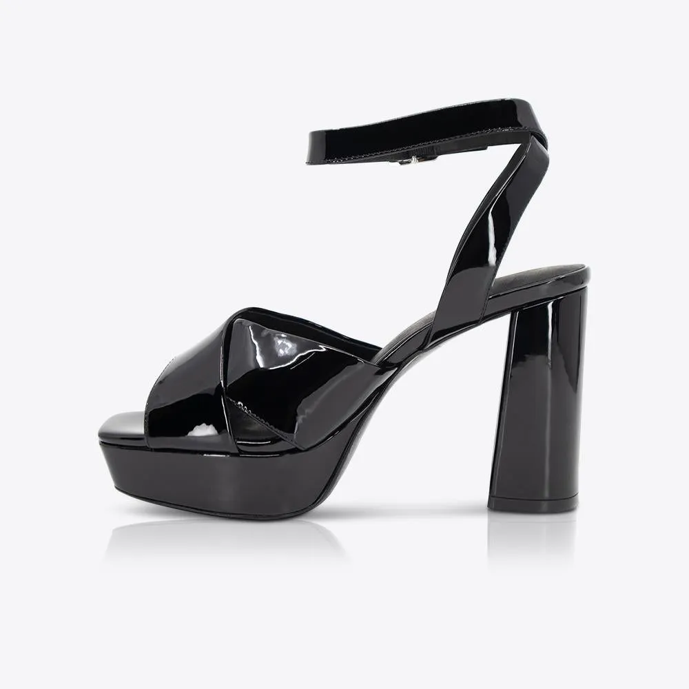 Xanadu Heel Patent Black