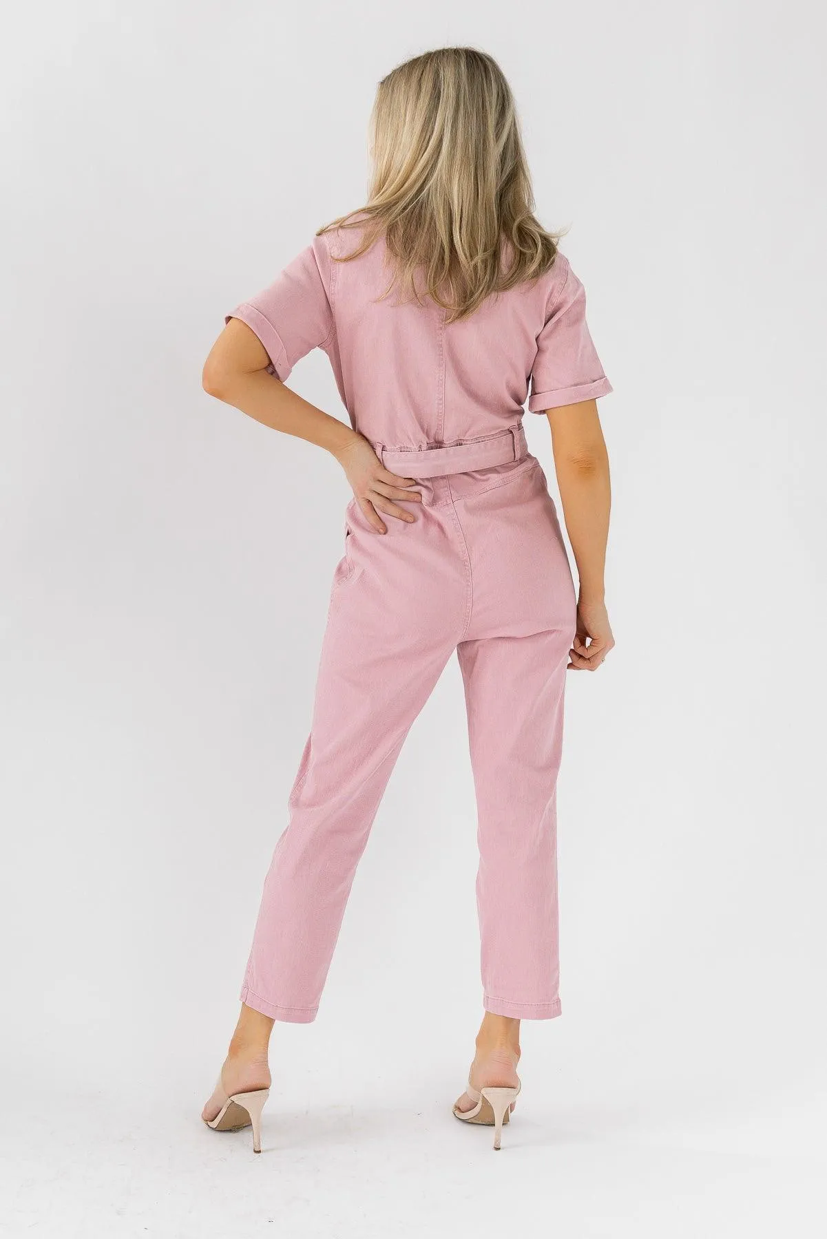 Zahara Mauve Utility Jumpsuit